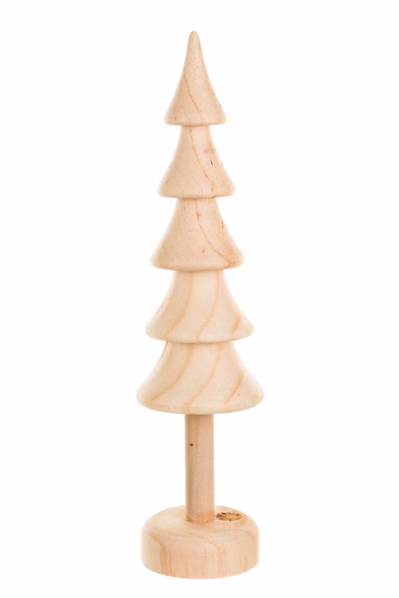 Beige Conical Tree Accent