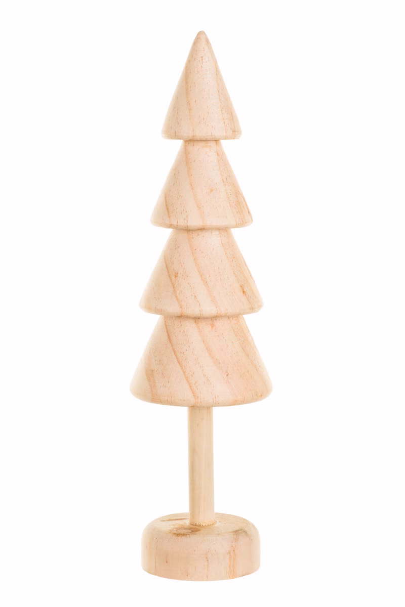 Beige Conical Tree Accent