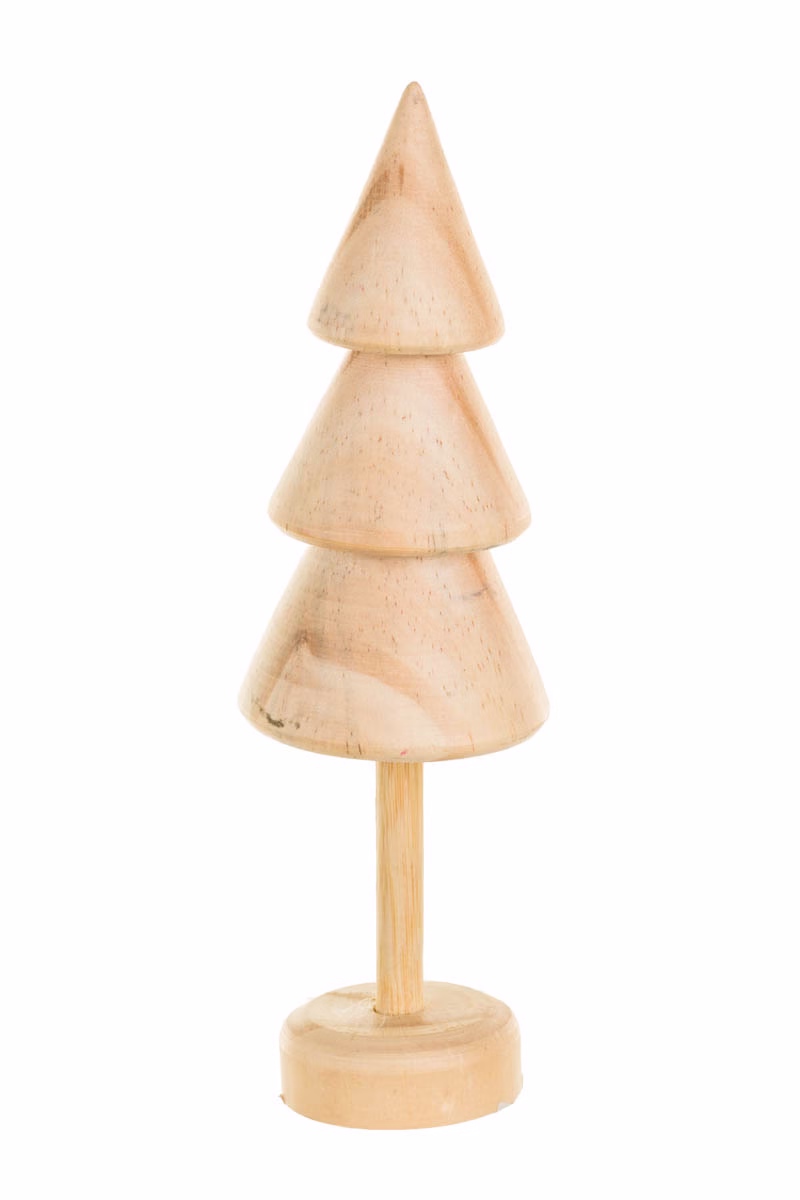 Beige Conical Tree Accent