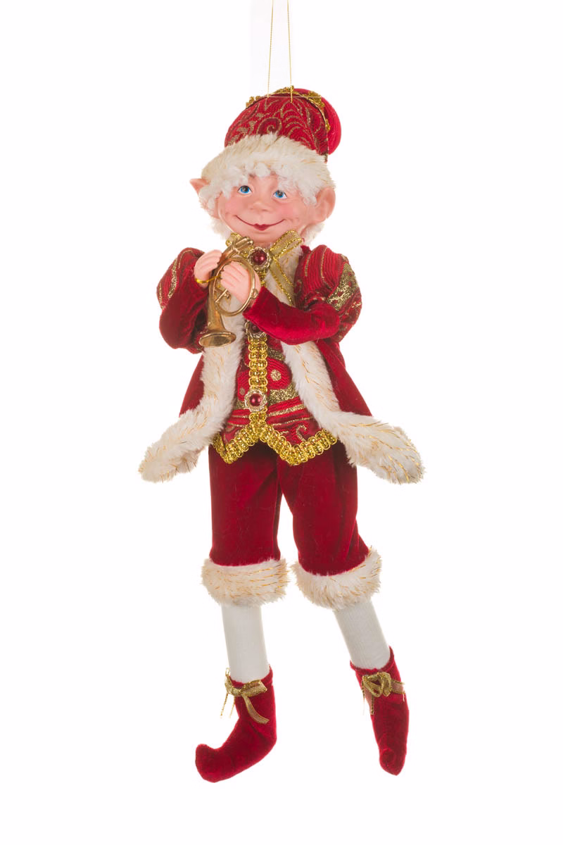 Hangable Red Festive Elf