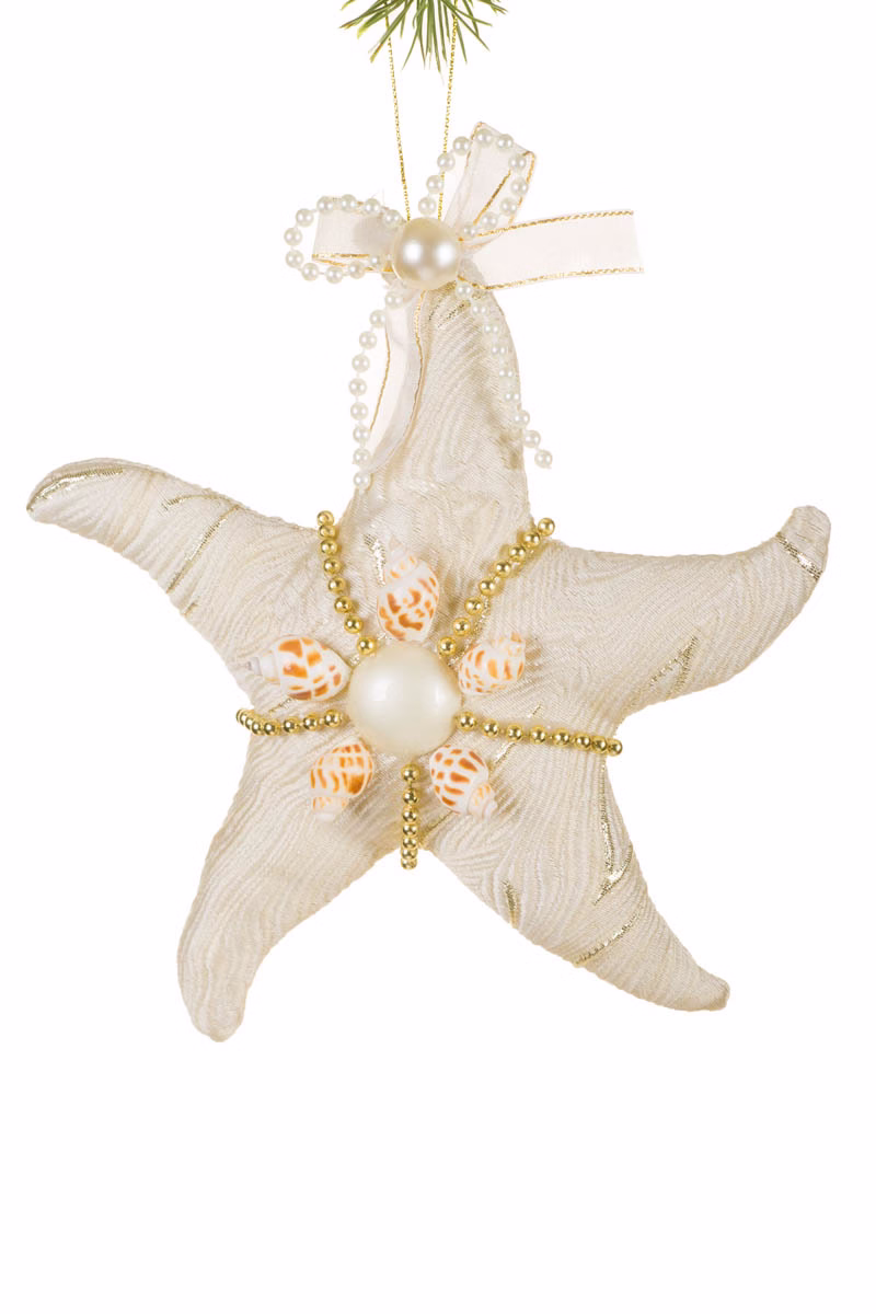 Ivory Starfish Ornament