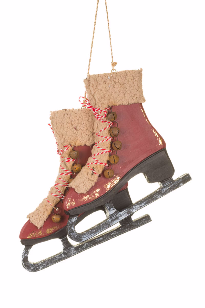 Red Ice Skates Ornament