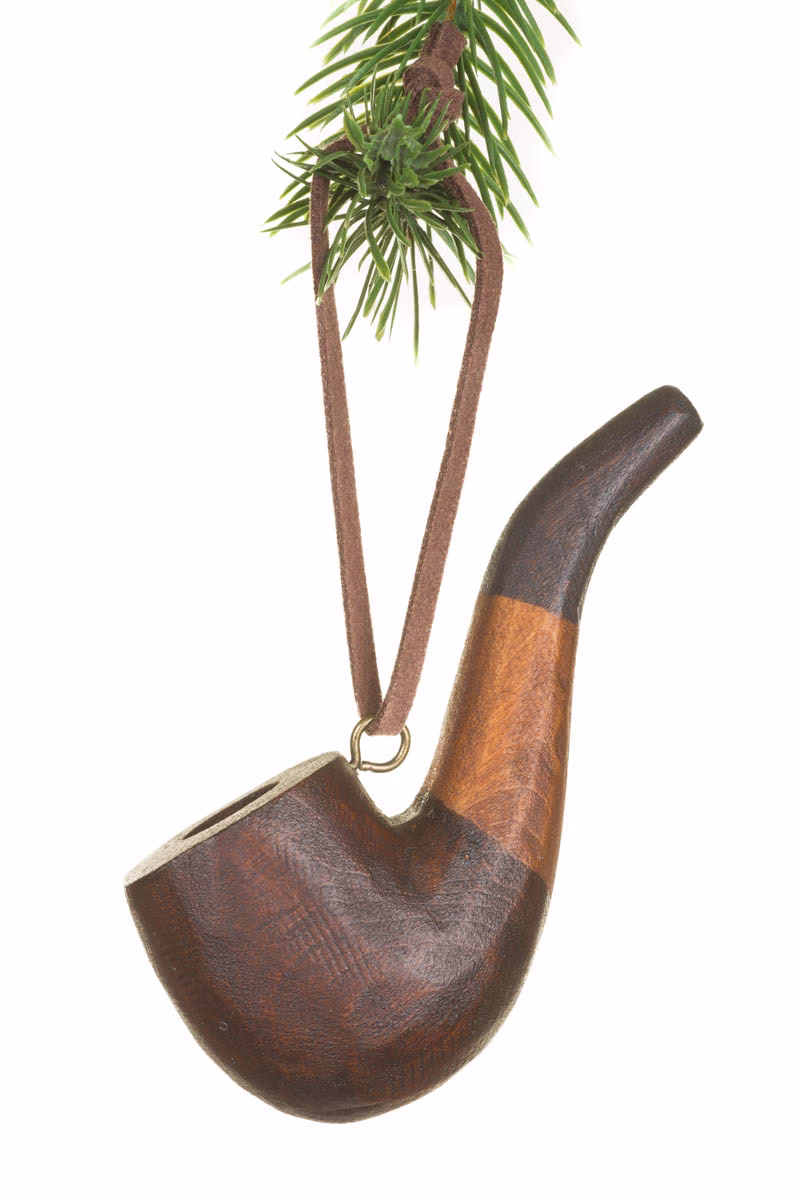 Brown Pipe Ornament