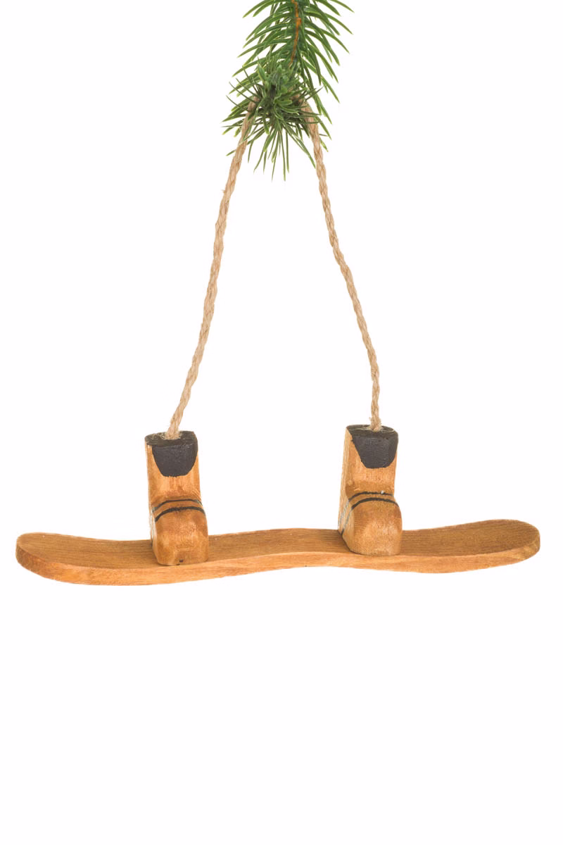 Umber Snowboard Ornament