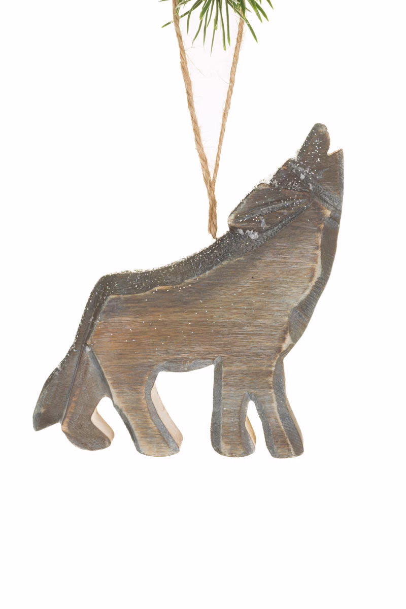 Gray Wolf Ornament