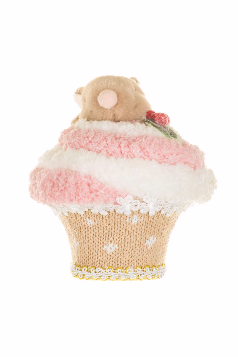 Pink Mouse Cake Doll