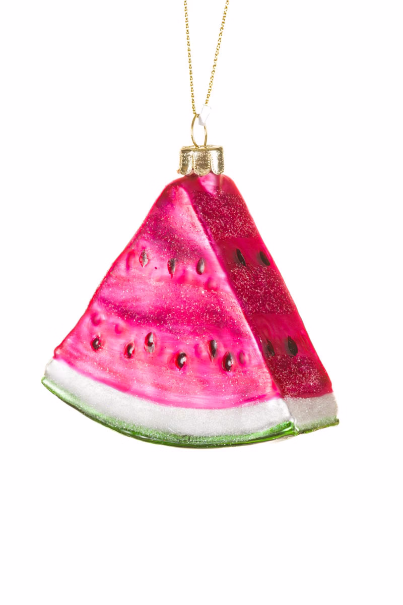 Hot Pink Watermelon Ornament