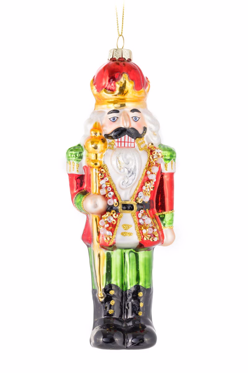 Red Nutcracker King Ornament