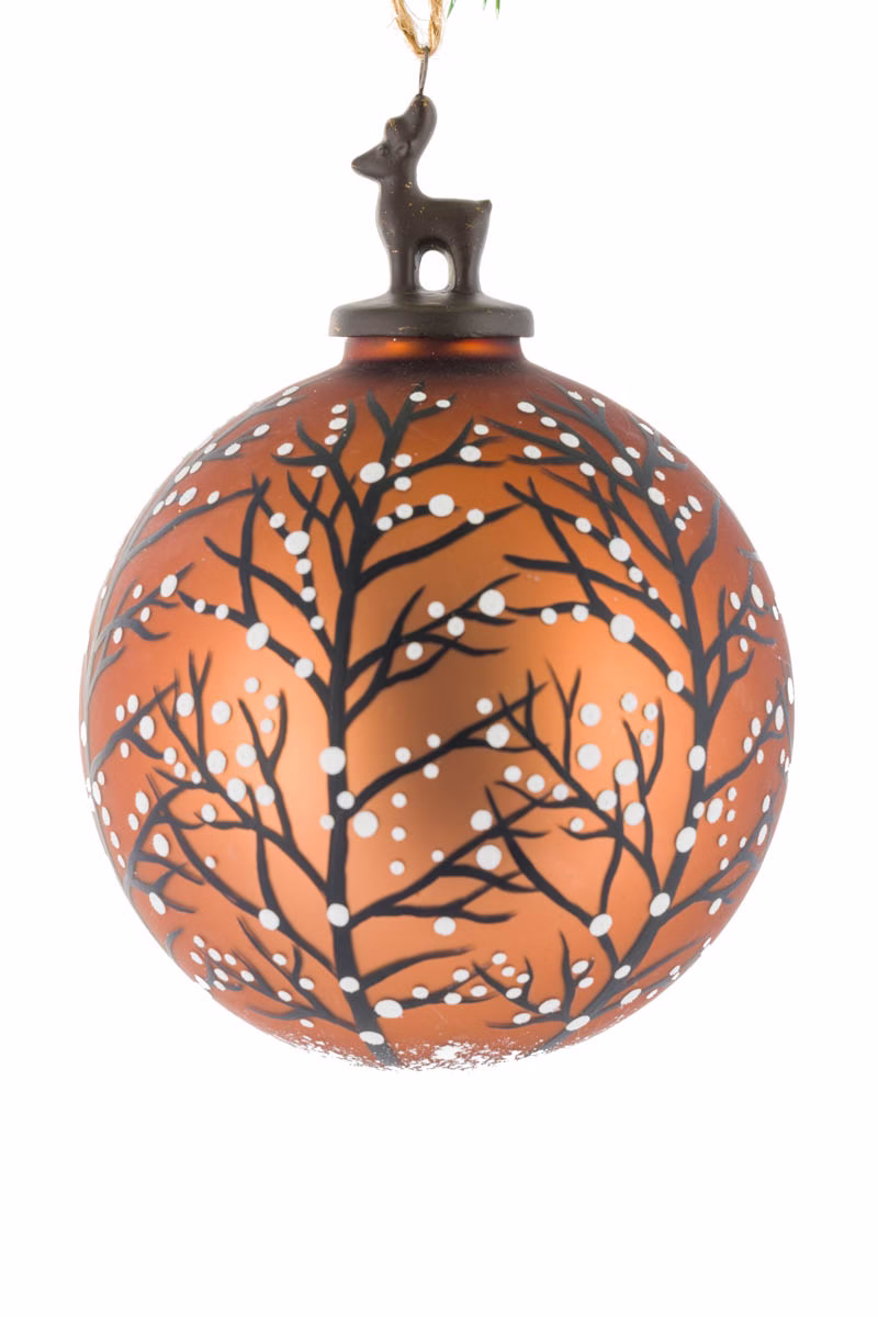 Bronze Tree Bulb Ornament