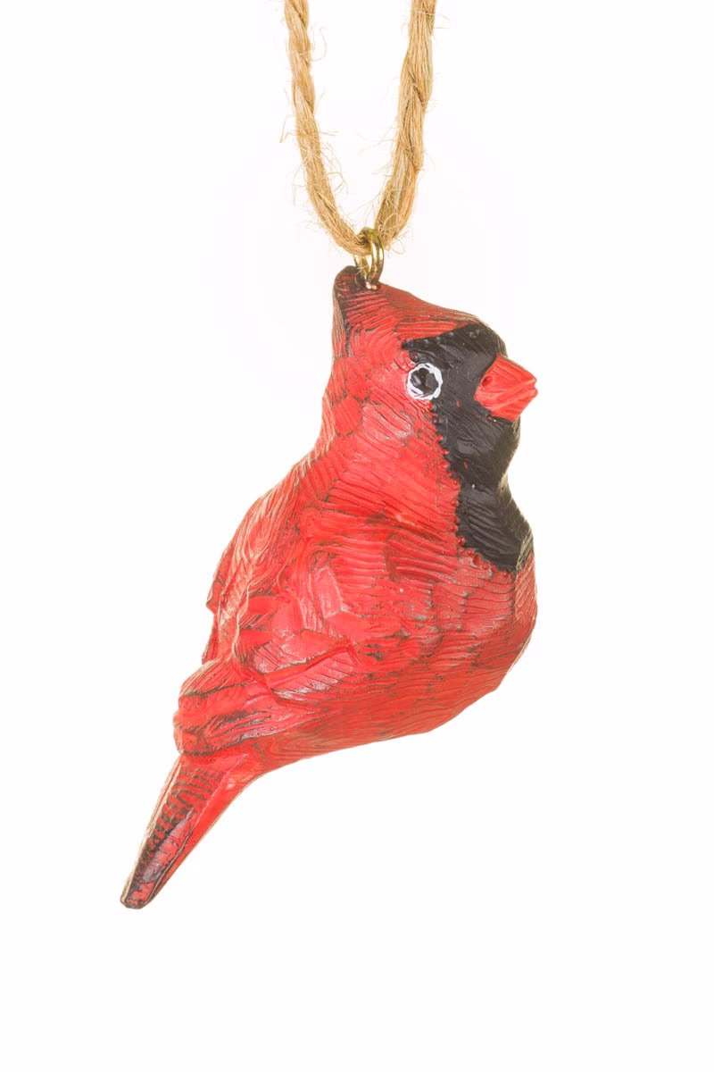 Hangable Red Cardinal Ornament