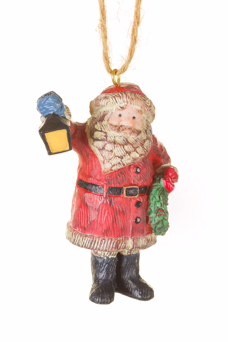 Hangable Red Santa Ornament