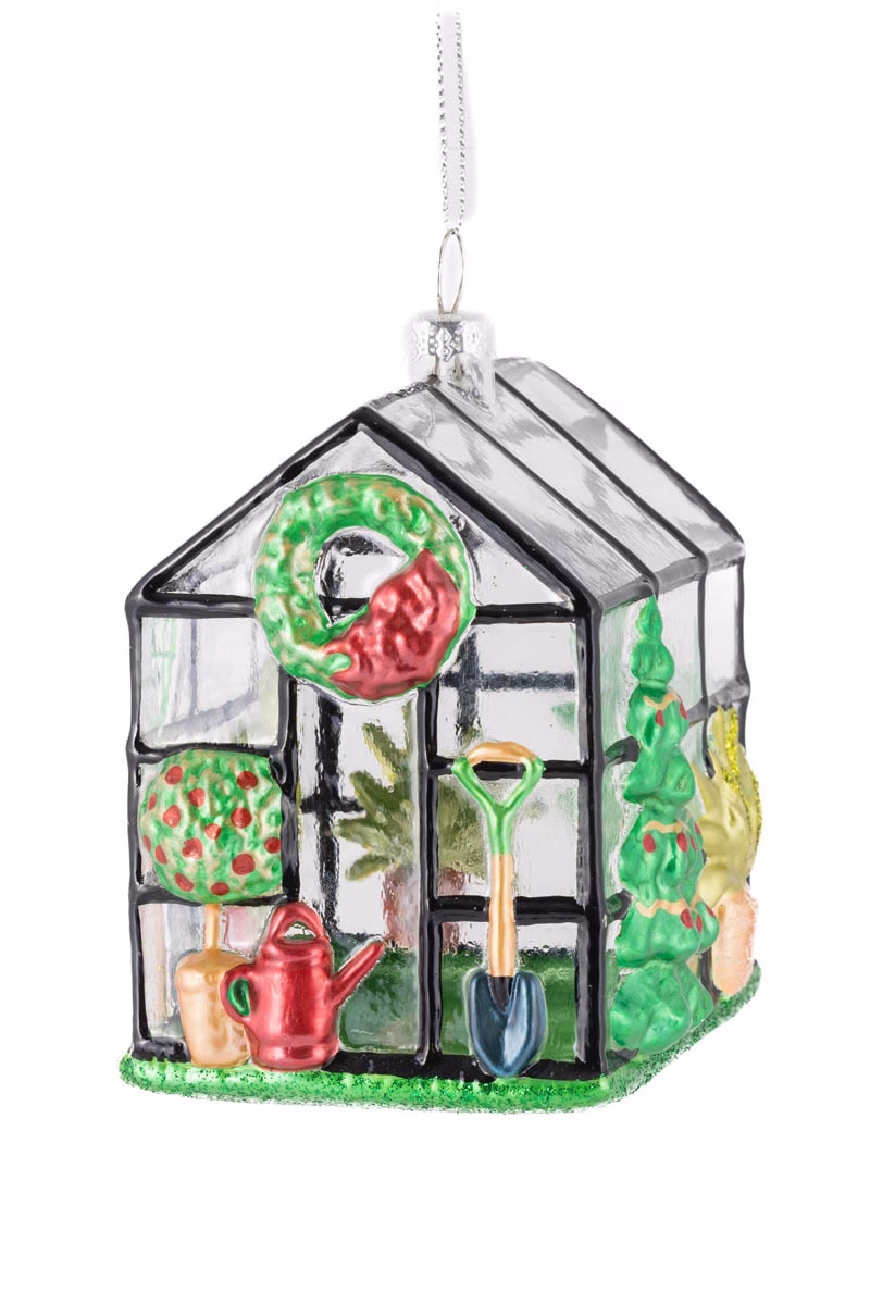 Gold Greenhouse Ornament