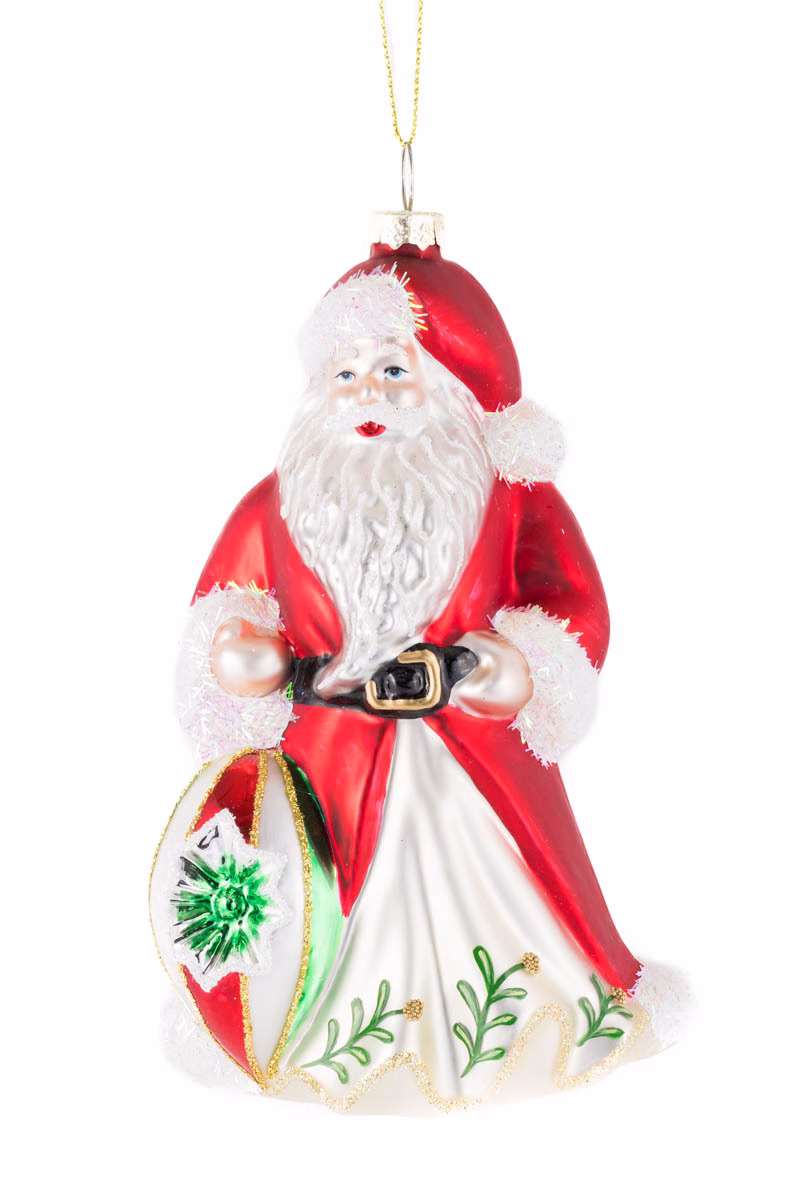 Red Santa Ornament