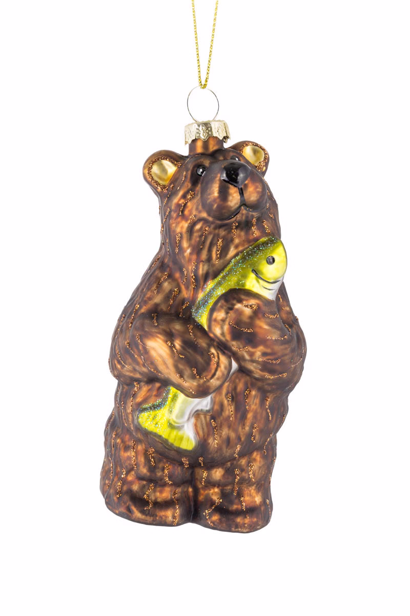 Chestnut Bear Ornament