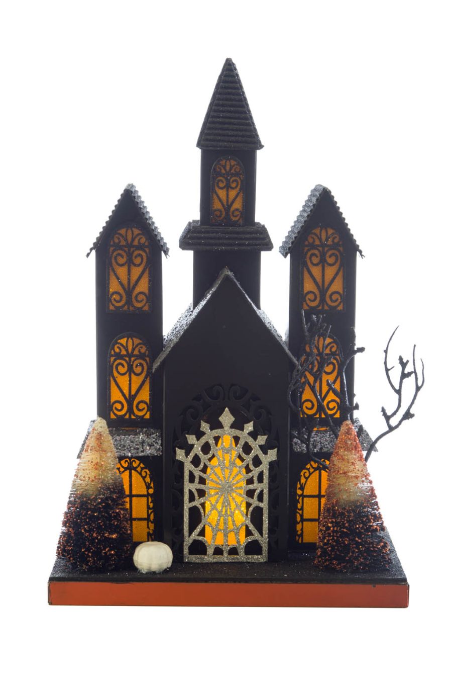 Black and Orange LED Haunted House