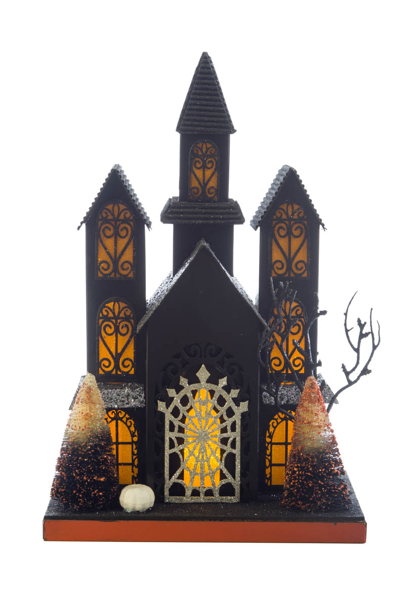 Black and Orange LED Haunted House