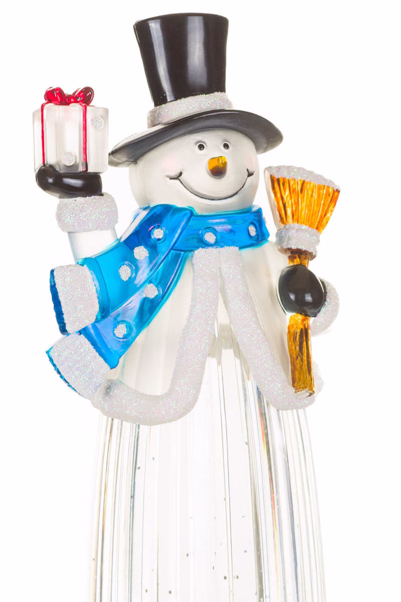Clear Snowman Snow Globe - Image 5