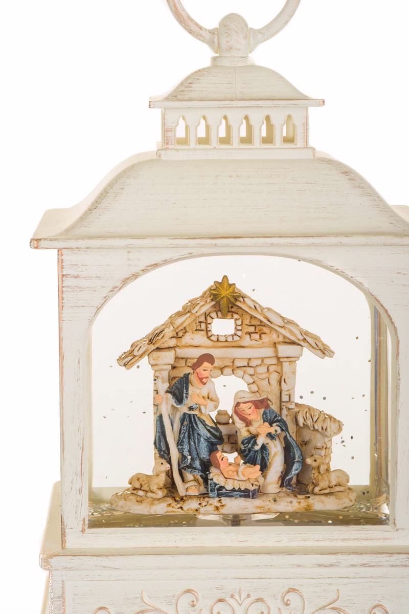 White Lantern Snow Globe - Image 5