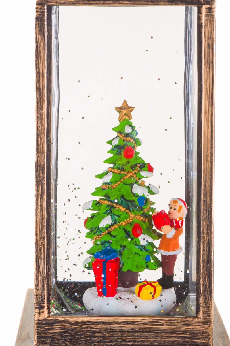 Bronze Lantern Snow Globe - Image 5