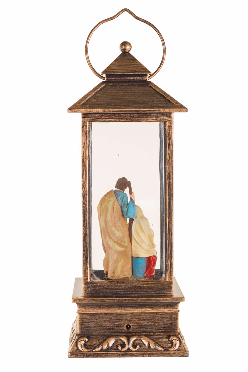 Bronze Lantern Snow Globe - Image 3