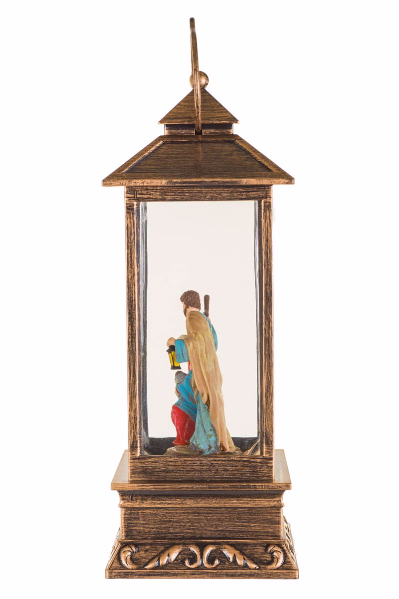 Bronze Lantern Snow Globe - Image 4