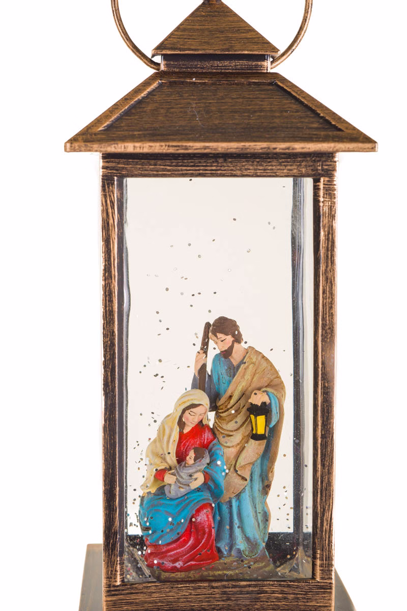 Bronze Lantern Snow Globe - Image 5