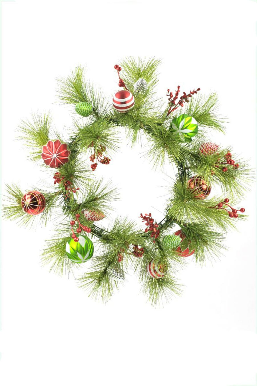 Green Ornament Wreath