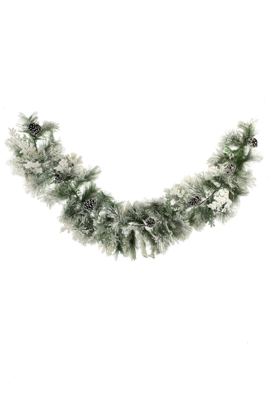 Frosted White Flocking Garland