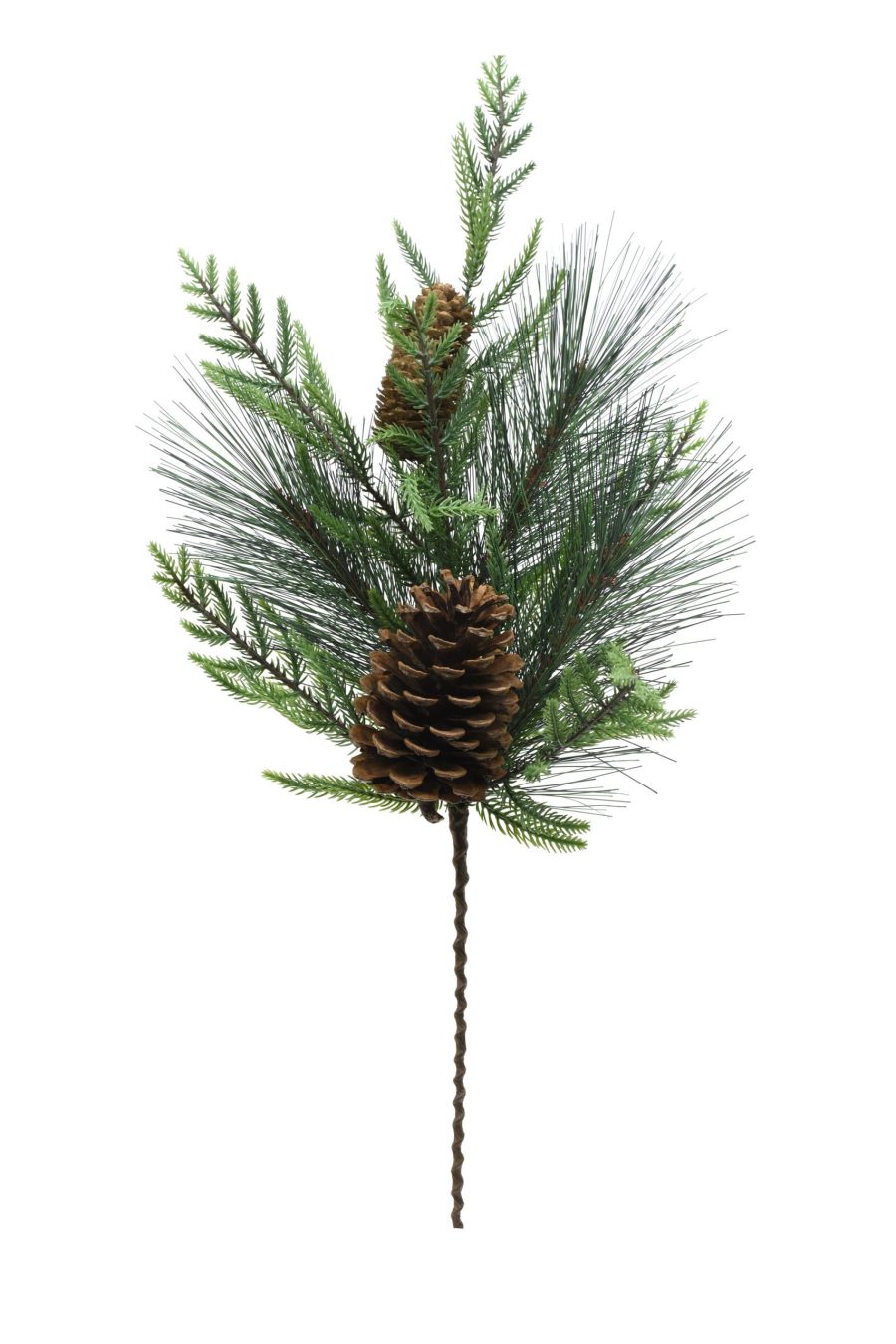 Dark Green Scottish Pine Spray