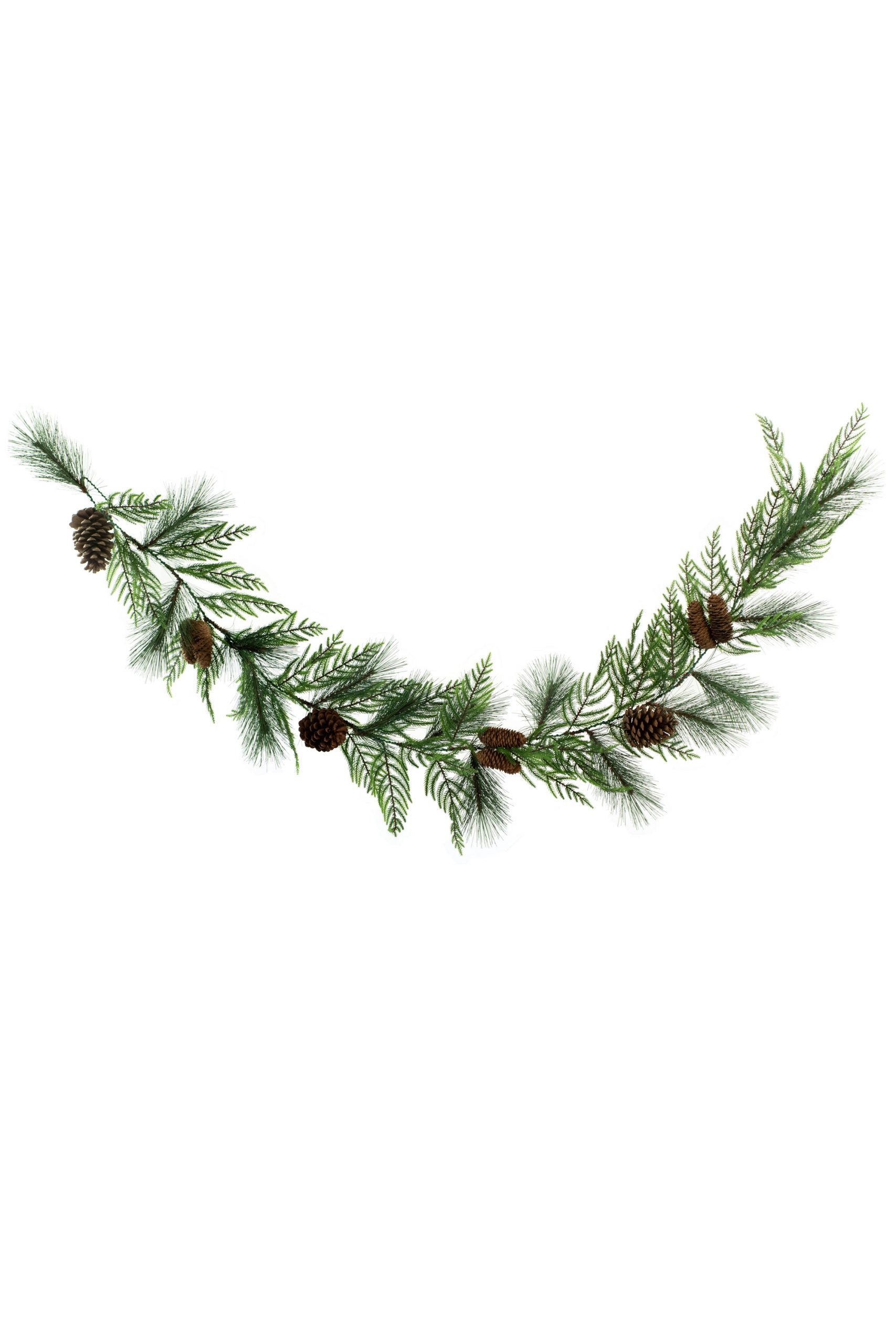 Dark Green Scottish Pine Garland