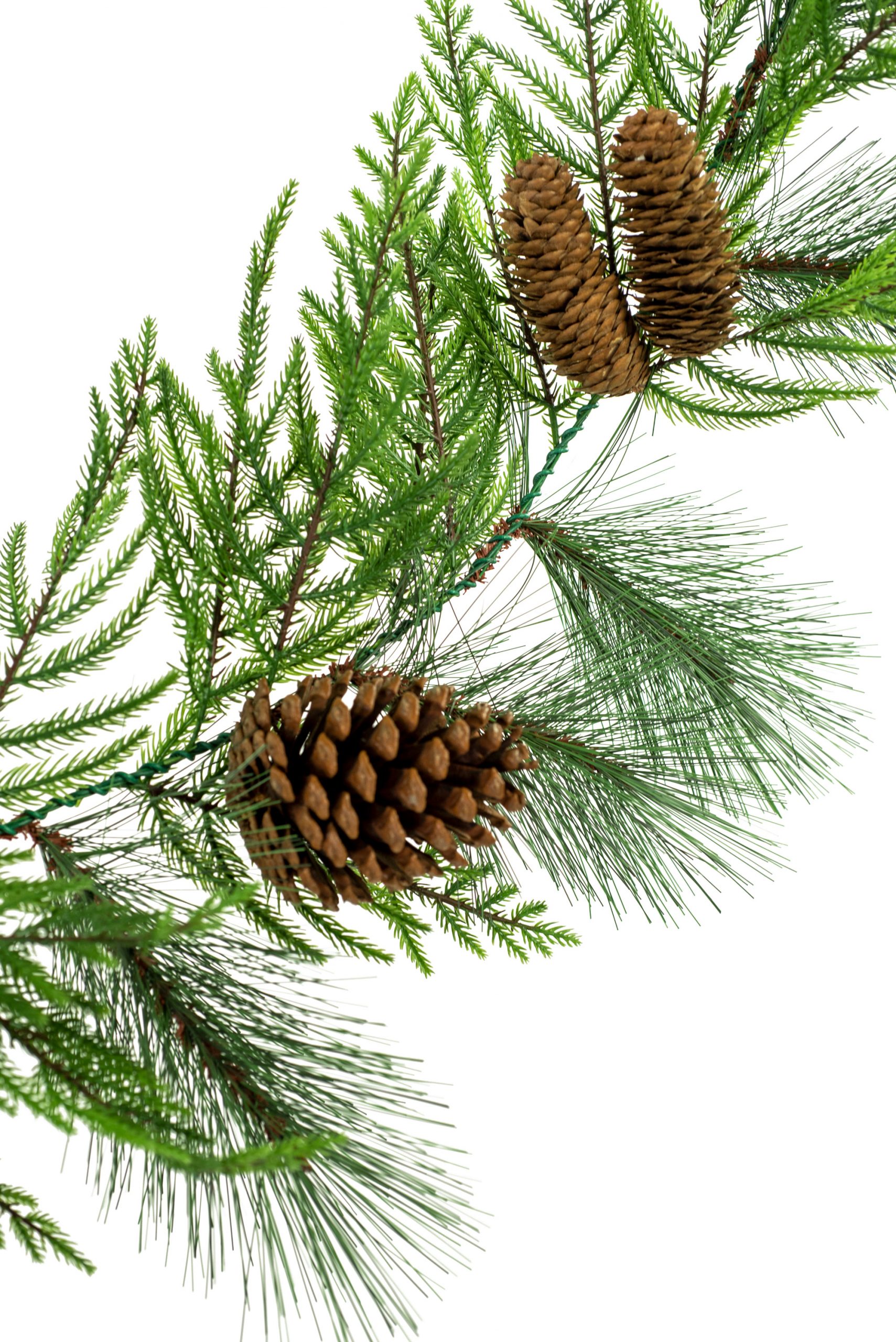 Dark Green Scottish Pine Garland - Image 2