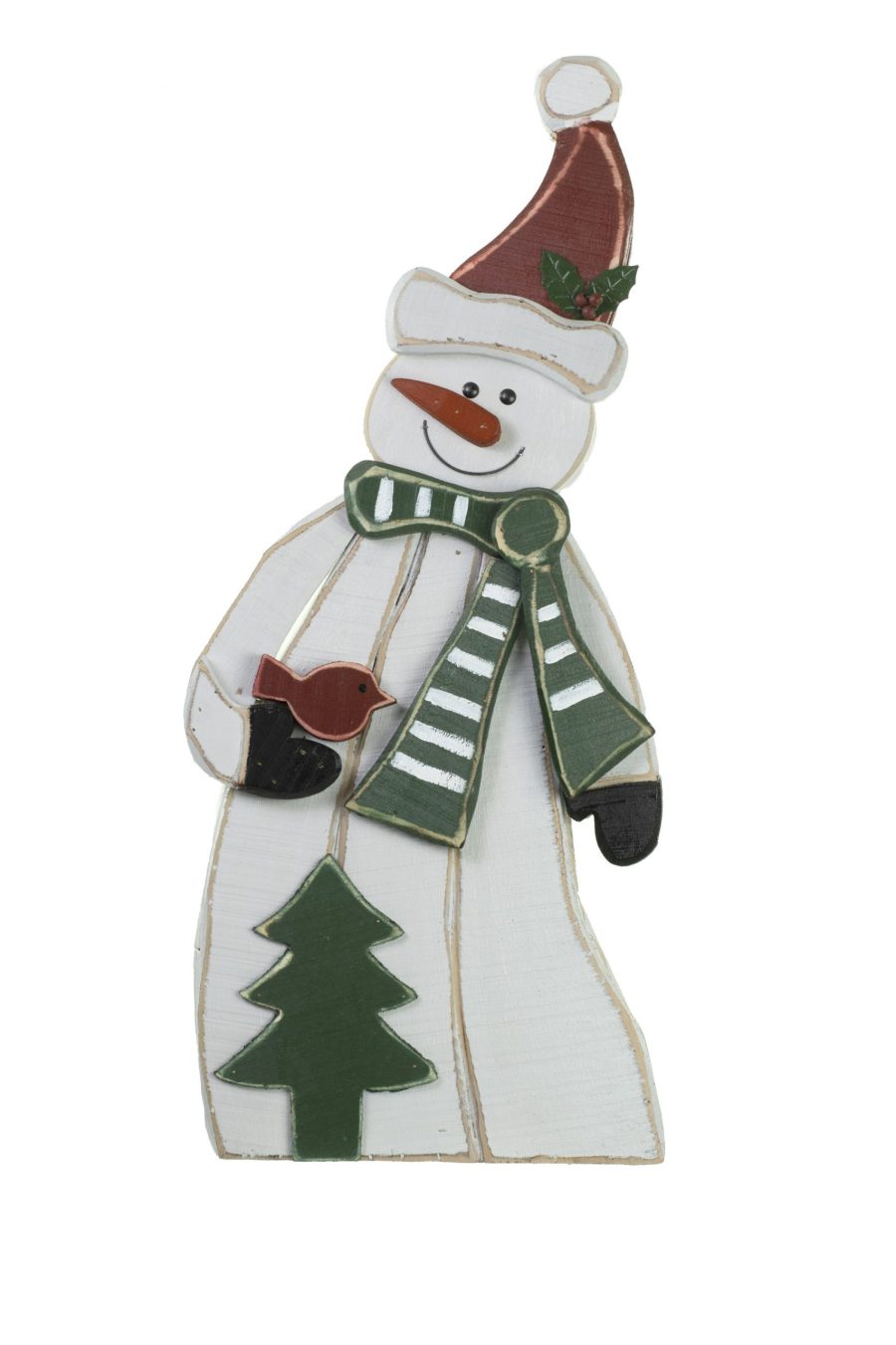 White Smiling Snowman