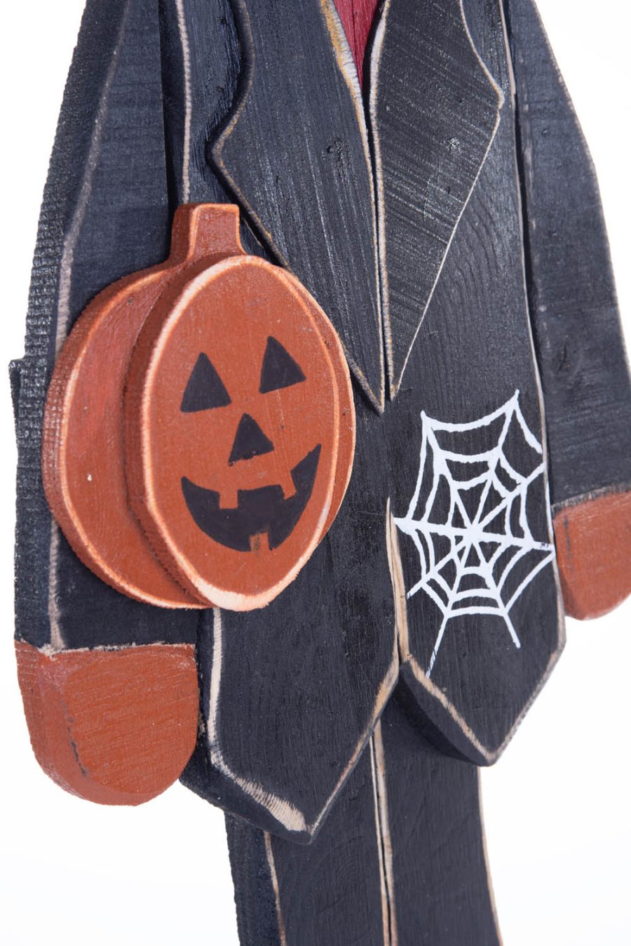 Black and Orange Wooden Sleepy Hollow Warlock Standee