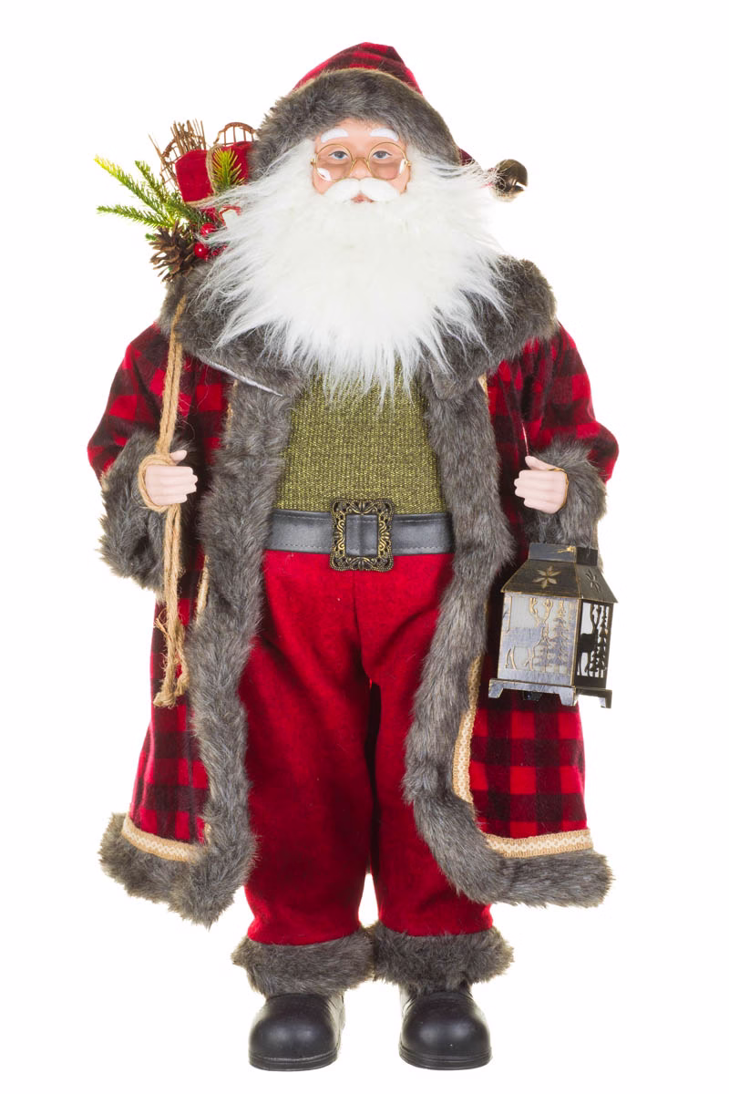 Red Dramatic Santa
