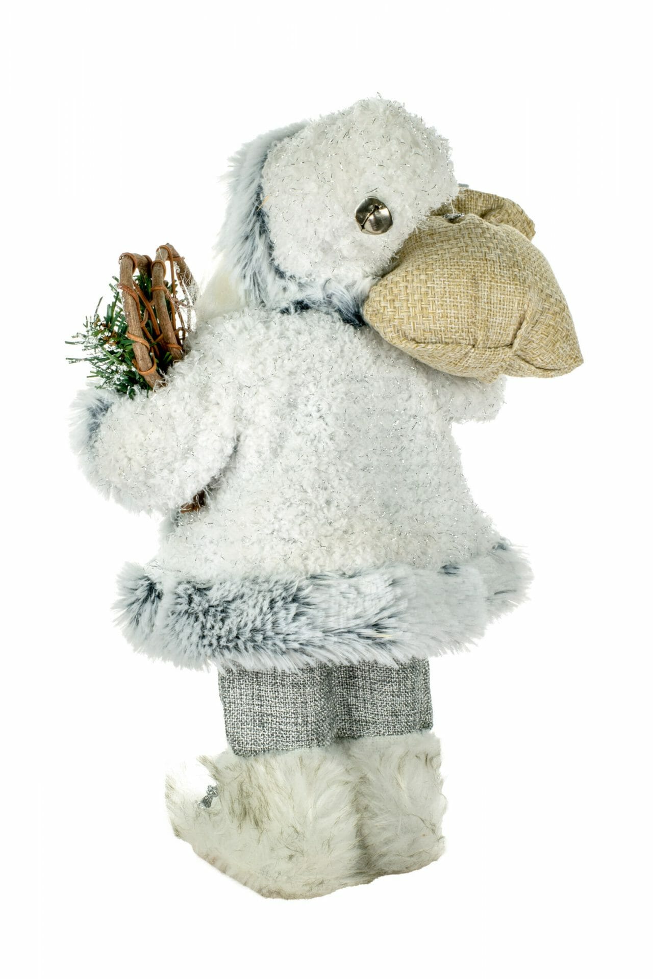 White Standing Festive Santa Claus - Image 3