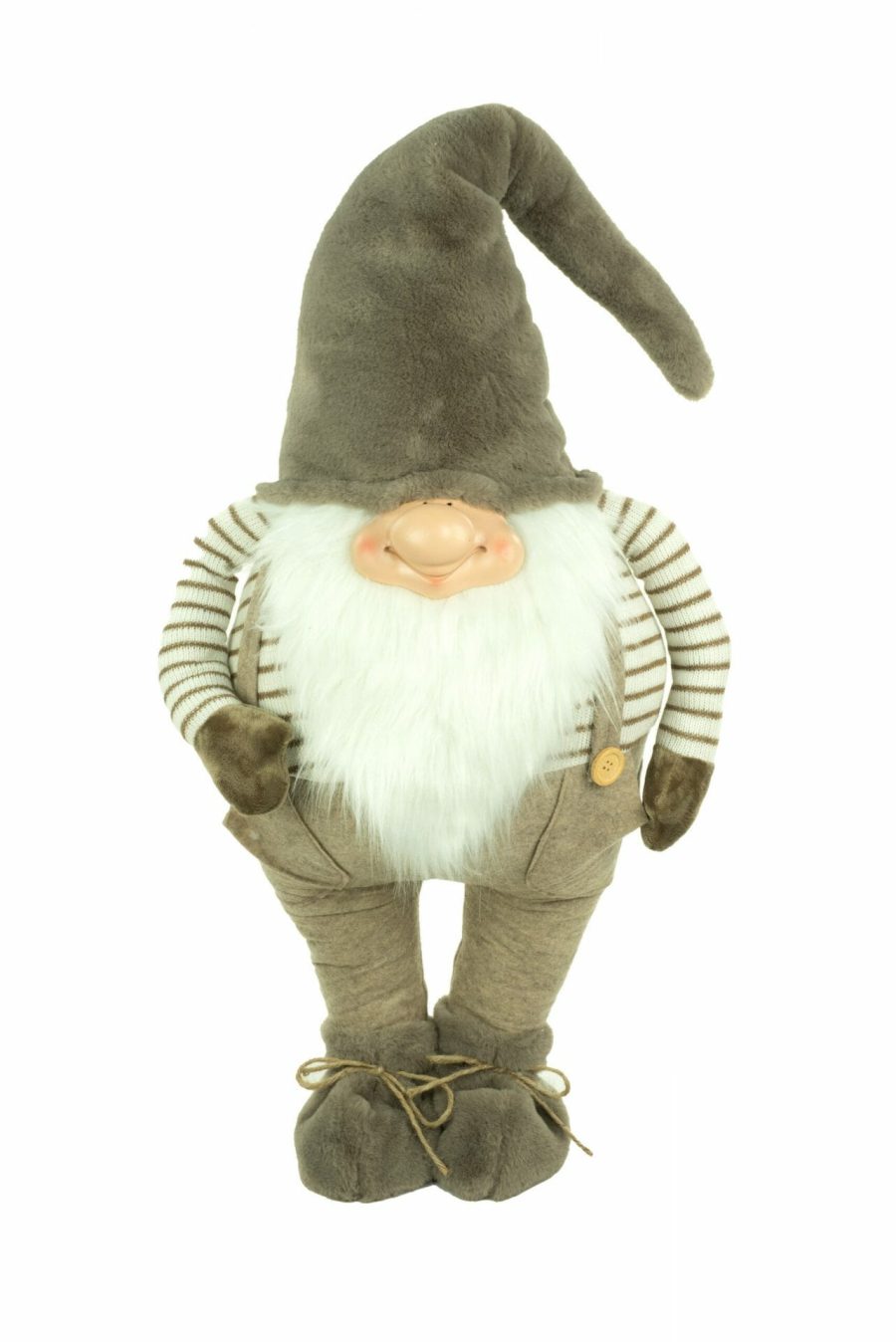 Brown Standing Portly Gnome