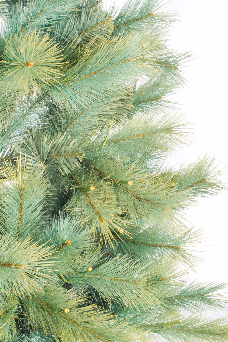 Gold Pine LED Christmas Tree