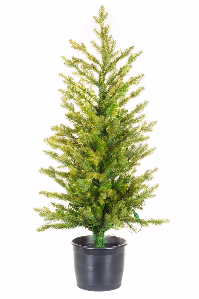 Gold Spruce LED Christmas Tree