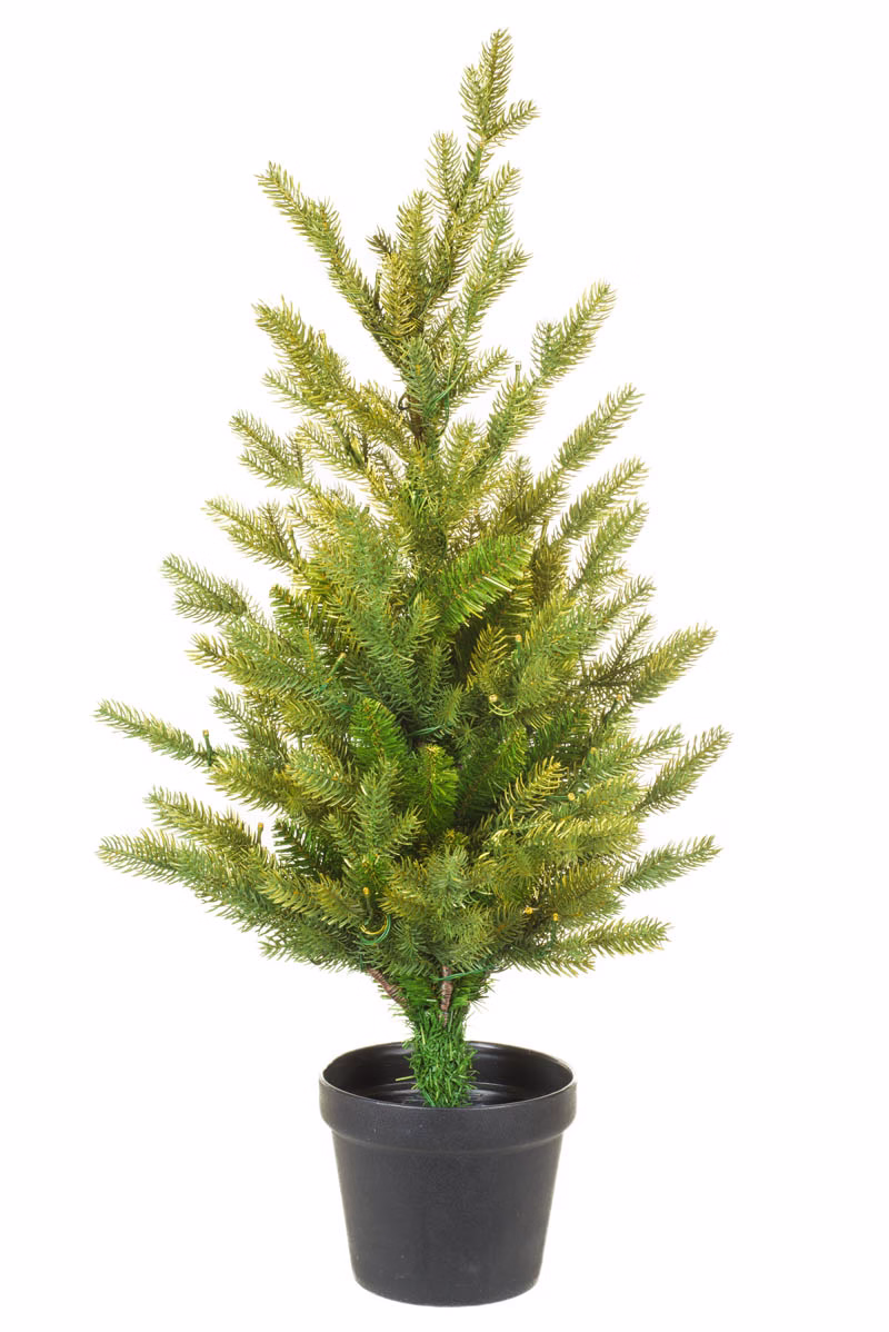 Gold Spruce LED Christmas Tree