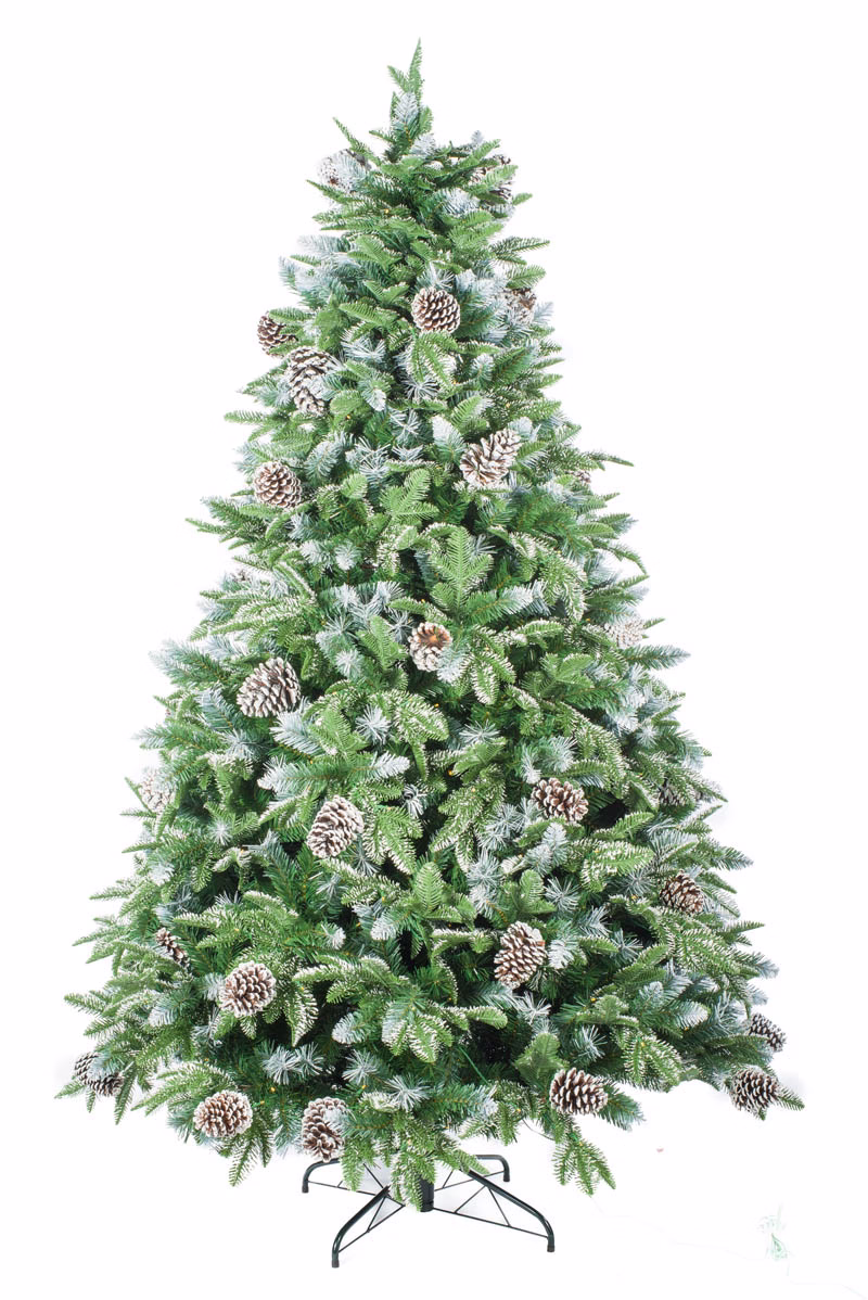 Hanging Blue Mixed Spruce LED Christmas Trees