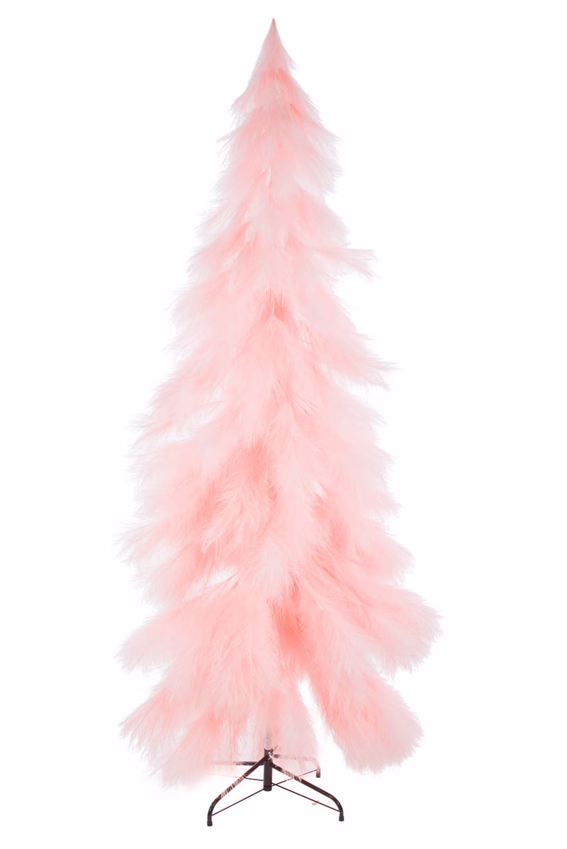 Pink Feather Pine Tree